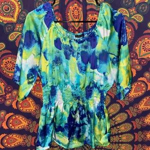Silk colorful shirt!